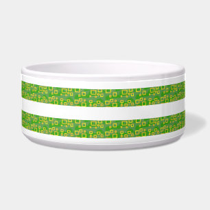 Groen Geometrisch Voerbakje