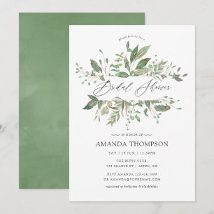 Groen Geometrisch Vrijgezellenfeest Kaart