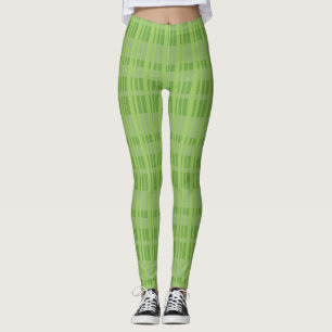 groen geplakt op groene Leggings