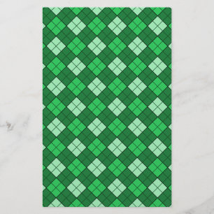 Groen geplaveid papier