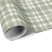 Groen geruit pakpapier (Rol Hoek)