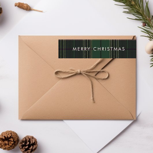 Groen geruite Tartan Buffalo Modern Minimalistisch