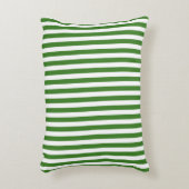 Groen Gestreepd Accent Kussen (Voorkant(Verticaal))