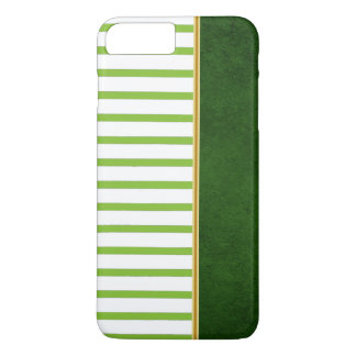 Groen gestreept iPhone 7 Hoesje