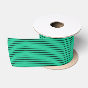 Groen gestreepte minimalistische  elegante retro lint