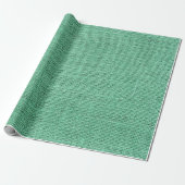 Groen, getextureerd design cadeaupapier (Uitgerold)