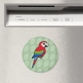 Groen gevleugelde ara magneet (Insitu (Vaatwasser))