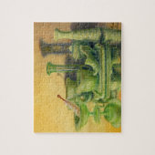 "Groen glaswerk" Legpuzzel (Verticaal)