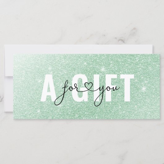 GROEN GLITTER-CERTIFICAAT VOOR BEDRIJFSENTITEITEN (Voorkant)