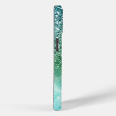 Groen glitter, marmer, persoonlijk Case-Mate iPhone case (Achterkant / Rechts)