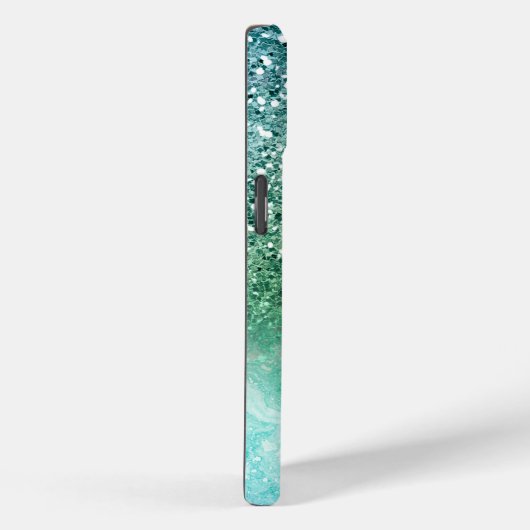 Groen glitter, marmer, persoonlijk Case-Mate iPhone case (Achterkant / Rechts)