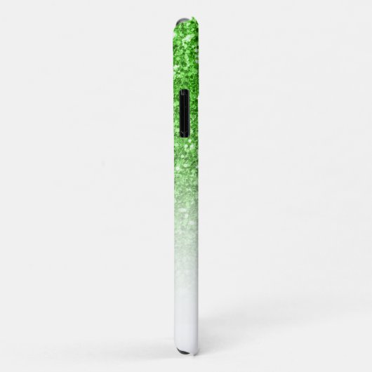 Groen glitter ombre met blauw anker Case-Mate iPhone case (Achterkant/rechts)