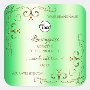 Groen Gold etiket met Logo