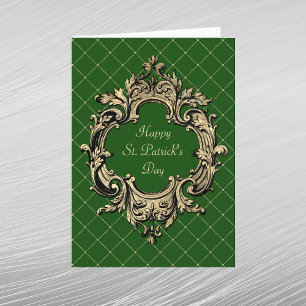 Groen Gold St. Patricks Day Feestdagenkaart