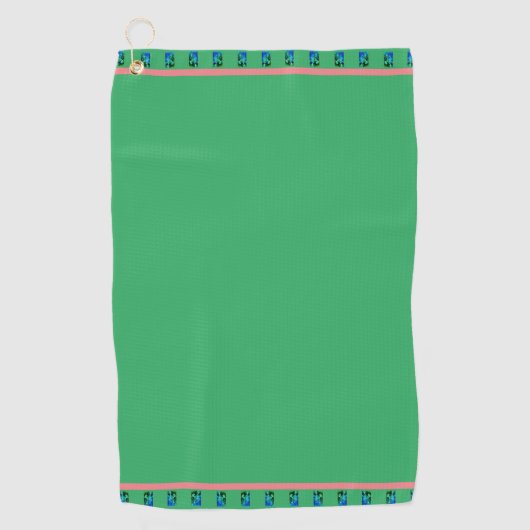 Groen Golfhanddoek (Voorkant)