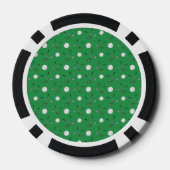 Groen golfpatroon pokerchips (Achterkant)