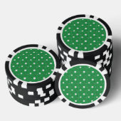 Groen golfpatroon pokerchips (Opstapeling)