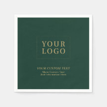 Groen & Goud | Aangepaste zakelijke Logo Promotie