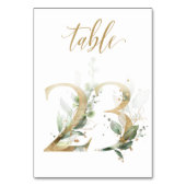 Groen & goud blad, Tafel 23, Tafelnummer (Achterkant)