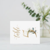 Groen & goud blad, Tafel 5, Tafelnummer (Staand voorkant)