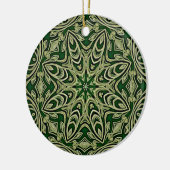 Groen Goud Decoratief Ornament (Links)