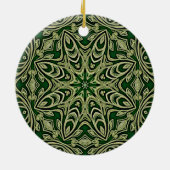 Groen Goud Decoratief Ornament (Achterkant)