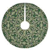 Groen Goud Decoratieve Vakantieboom Rok Kerstboom Rok (Voorkant)