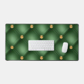 Groen Goud Diamant Getuft Bureaumat (Keyboard & Muis)