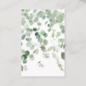 Groen & Goud Eucalyptus Sparkler Label (Achterkant)