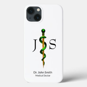 Groen goud kruidenwortel van Asclepius Medical iPhone 13 Hoesje