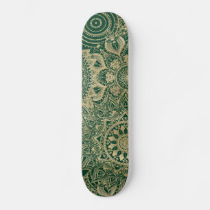Groen Goud Mandala Collectie Skateboard