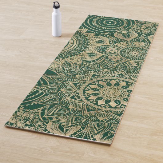 Groen Goud Mandala Collectie Yogamat (In situ)