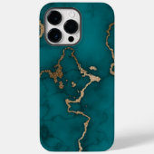 Groen Goud Modern Marmer Case-Mate iPhone Case (Achterkant)