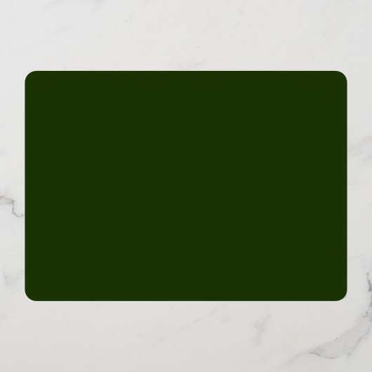 Groen Goud PsyD Afstuderen Folie Uitnodiging (Achterkant)