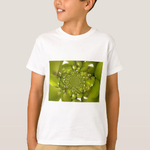 Groen Goud: Tropische Twist banaan Kaleidoscoop T-shirt