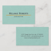 Groen / Goud Visitekaartje (Voorkant / Achterkant)