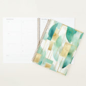 Groen Goud Wit Abstract Planner (Display)