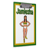 Groen Goud Witte Danser #2 Klembord (Rechts)