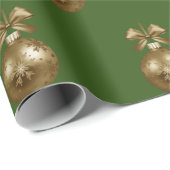 Groen & Gouden Document Cadeaupapier (Rol Hoek)