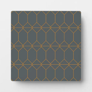 Groen, gouden, eenvoudig, retro, elegante illustra fotoplaat
