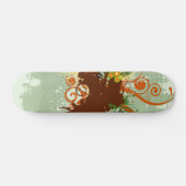 Groen grafisch ontwerp skateboard (Horizontaal)