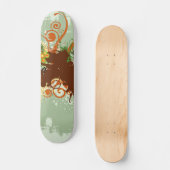 Groen grafisch ontwerp skateboard (Voorkant)