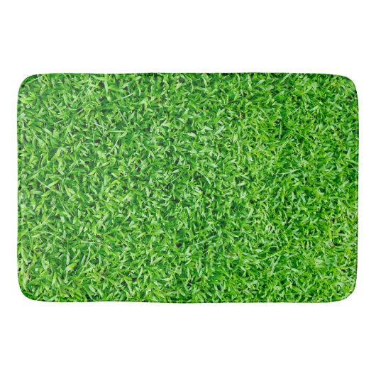 Groen gras badmat (Voorkant)