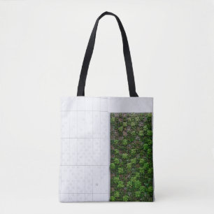 Groen gras draagtas