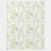 Groen Gras Fleece Deken (Voorkant)