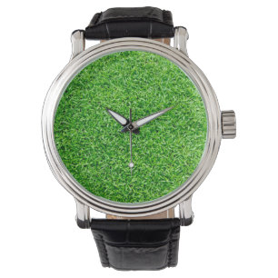 Groen gras horloge