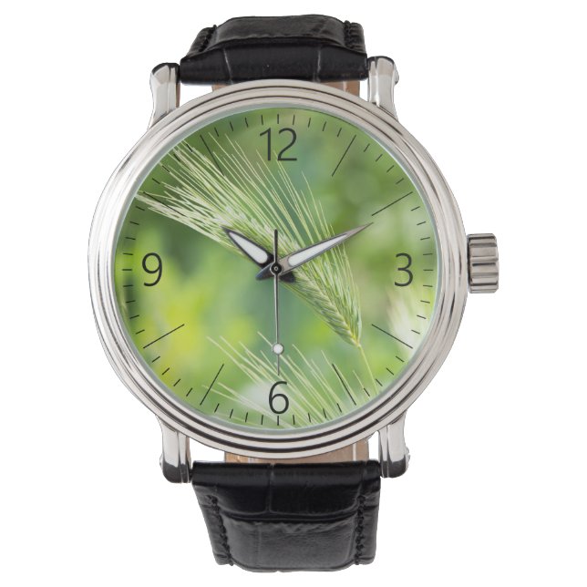 Groen gras horloge (Voorkant)