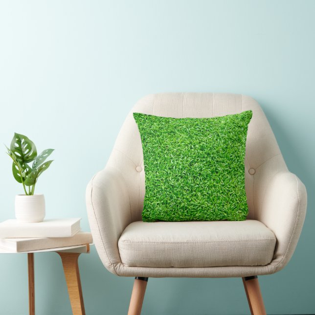 Groen gras kussen (Stoel)