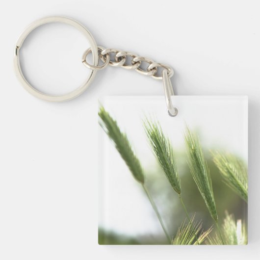 Groen gras sleutelhanger (Voorkant)