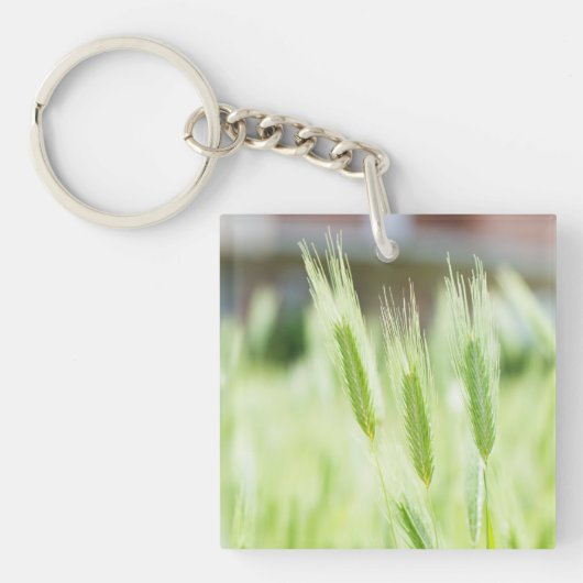Groen gras sleutelhanger (Voorkant)